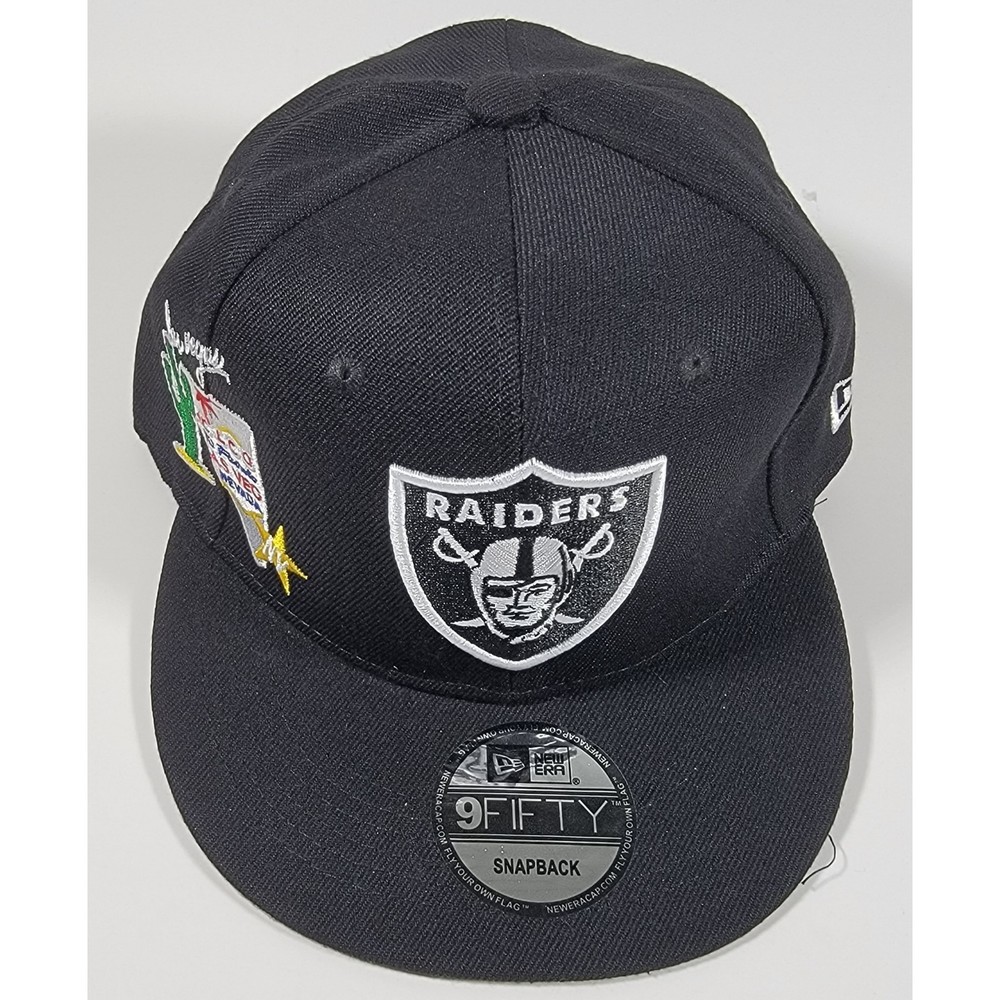 Las Vegas Raiders New Era Adjustable Snapback City Icon NFL Football Cap - Picture 4 of 8